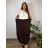 Women's long butter skirt (42/44/46 ONE SIZE) ITALIAN FASHION IM4260316