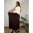 Women's long butter skirt (42/44/46 ONE SIZE) ITALIAN FASHION IM4260316