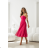 Women's (34-38) POLISH FASHION PMLWD24AMELIA Strapless Sequin Long Party Dress růžová fuchsiová 38
