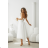 Women's (34-38) POLISH FASHION PMLWD24AMELIA Strapless Sequin Long Party Dress white 34