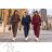 Women's tracksuit sweatshirt and sweatpants set (S/M/L ONE SIZE) ITALIAN FASHION IMD26105