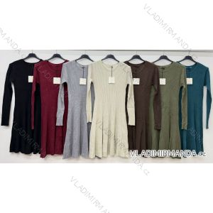 Women's long sleeve sweater dress, oversized (42/44/46 ONE SIZE) ITALIAN FASHION IM4260339