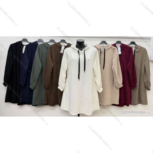 Women's oversized long hoodie (46/48/50 ONE SIZE) ITALIAN FASHION IM4260320