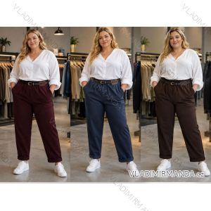 Women's oversized long pants with belt (42/44/46 ONE SIZE) ITALIAN FASHION IM4260327