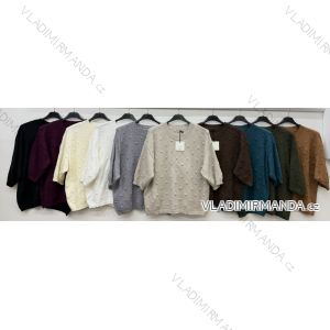 Women's short-sleeved knitted sweater (44/46/48 ONE SIZE) ITALIAN FASHION IM4260330