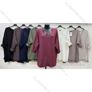 Women's long sleeve tunic, oversized (50/52/54 ONE SIZE) ITALIAN FASHION IM4260334