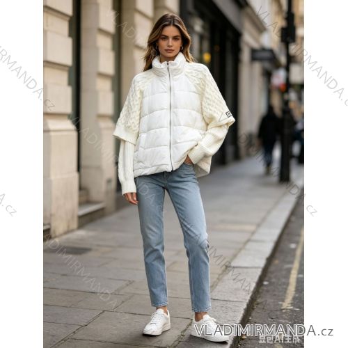 Women's 3/4 sleeve jacket OVERSIZE (S/M/L ONE SIZE) ITALIAN FASHION IM4260336
