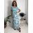 Women's short sleeve summer dress FIORE (S/M/L ONE SIZE) ITALIAN FASHION IMSM25019