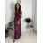 Women's short sleeve summer dress FIORE (S/M/L ONE SIZE) ITALIAN FASHION IMSM25019
