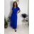 Women's Long Chiffon Short Sleeve Dress (S/M ONE SIZE) ITALIAN FASHION IMWGS231048