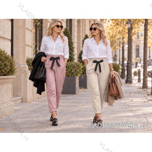 Women's Elegant Oversize Long Sweatpants (S/M/L ONE SIZE) ITALIAN FASHION IMD23634