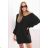 Women's Elegant Oversize Long Sweatpants (S/M/L ONE SIZE) ITALIAN FASHION IMD23634