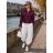 Women's Elegant Oversize Long Sweatpants (S/M/L ONE SIZE) ITALIAN FASHION IMD23634