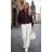 Women's Elegant Oversize Long Sweatpants (S/M/L ONE SIZE) ITALIAN FASHION IMD23634