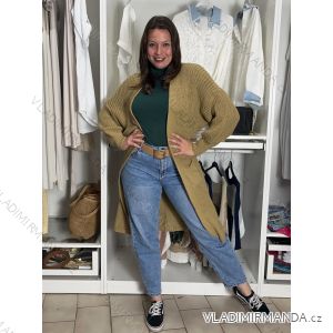 Cardigan knitted long sleeve women (UNI S / M) ITALIAN FASHION IMD20425