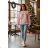 Women's Elegant Oversize Long Sweatpants (S/M/L ONE SIZE) ITALIAN FASHION IMD23634