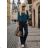 Women's Elegant Oversize Long Sweatpants (S/M/L ONE SIZE) ITALIAN FASHION IMD23634