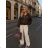 Women's Elegant Oversize Long Sweatpants (S/M/L ONE SIZE) ITALIAN FASHION IMD23634