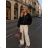 Women's Elegant Oversize Long Sweatpants (S/M/L ONE SIZE) ITALIAN FASHION IMD23634