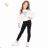 Softshell pants insulated with fleece for children's girls and boys (98-128) KUGO HK5863