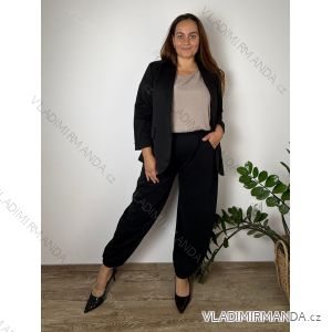 Elegant sweatpants with belt, women's oversized (42/44/46 ONE SIZE) ITALIAN FASHION IM4260310