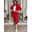 Women's Long Sleeve Jacket (S/M ONE SIZE) ITALIAN FASHION IMPSS268592/DUR M/L/XL red
