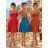 Women's elegant party long sleeve dress (S/M ONE SIZE) ITALIAN FASHION IM322282