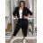 Women's Long Sleeve Jacket (42/44/46  ONE SIZE) ITALIAN FASHION IMPSS268593/DUR  black