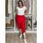 Women's Long Sleeve Jacket (42/44/46  ONE SIZE) ITALIAN FASHION IMPSS266259/DUR  red