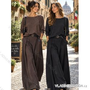 Women's Oversized Knitted Long Sleeve Sweater (S/M ONE SIZE) ITALIAN FASHION IMSN2416125