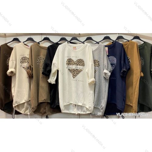 Women's short sleeve turtleneck sweater (42/44/46 ONE SIZE) ITALIAN FASHION IMC260237