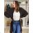 Cardigan knitted long sleeve women (UNI S / M) ITALIAN FASHION IMD20425