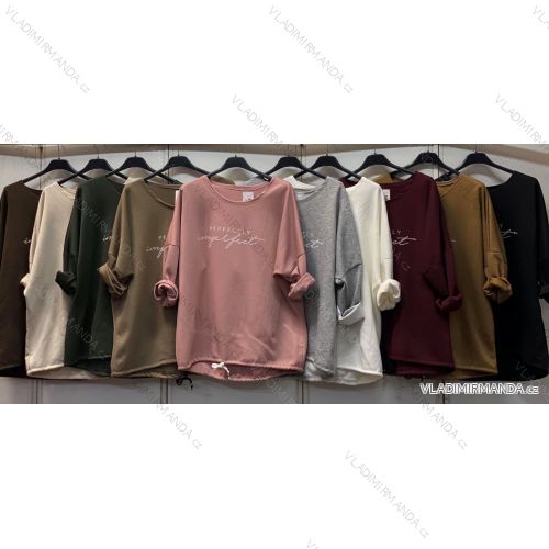 Women's short sleeve turtleneck sweater (42/44/46 ONE SIZE) ITALIAN FASHION IMC260237