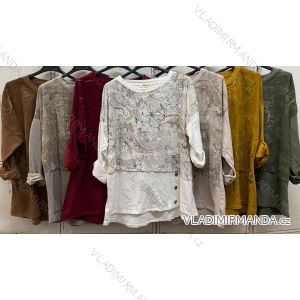 Women's short sleeve turtleneck sweater (42/44/46 ONE SIZE) ITALIAN FASHION IMC260237