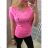 T-shirt with short sleeves, women's neon (uni sl) ITALIAN MODEL IM518026 S / M / L red