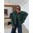 Women's Elegant Oversize Long Sweatpants (S/M/L ONE SIZE) ITALIAN FASHION IMD23634
