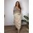 Women's long pleated skirt with belt, oversized (44/46/48 ONE SIZE) ITALIAN FASHION IM4260315 44/46/48 black