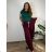 Women's Long Summer Pants with Belt (S/M ONE SIZE) ITALIAN FASHION IMD24080