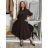 Women's Long Summer Sleeveless Dress KLEO (S/M ONE SIZE) ITALIAN FASHION IMSM2600018 S / M / L black
