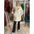 Summer dress oval short sleeve women's oversized (50/52/54 ONE SIZE) ITALIAN FASHION IM425011
