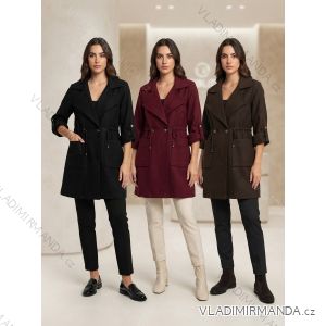 Women's Long Sleeve Hooded Lamb Coat (S/M/L ONE SIZE) ITALIAN FASHION IMWDD24257