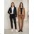Women's elegant party long sleeve dress (S/M ONE SIZE) ITALIAN FASHION IM322282 S / M / L black