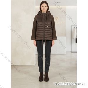 Women's Plus Size Hooded Jacket (XL/2XL ONE SIZE) ITALIAN FASHION IM422684