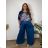 Women's Long Chiffon Short Sleeve Dress (S/M ONE SIZE) ITALIAN FASHION IMWGS231048 46/48/50 black