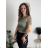 Women's strappy crop top (S/M ONE SIZE) ITALIAN FASHION IMPLP2309080050 dark brown XS/S/M