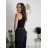 Women's strappy crop top (S/M ONE SIZE) ITALIAN FASHION IMPLP2309080050 dark brown XS/S/M