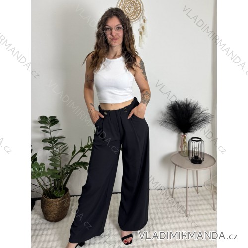 Women's Oversized Knitted Long Sleeve Sweater (S/M ONE SIZE) ITALIAN FASHION IMSN2416125 black S / M / L