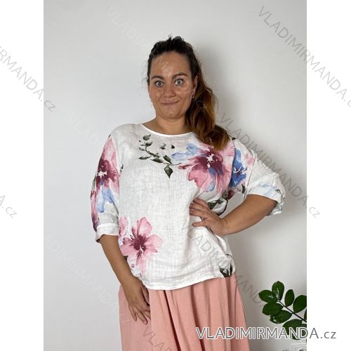 Women's Long Sleeve Knitted Sweater (S/M ONE SIZE) ITALIAN FASHION IMWDT23005