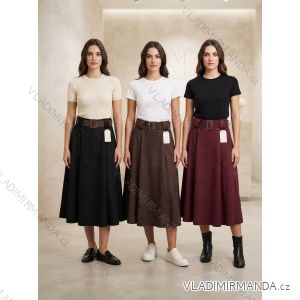 Women's long skirt with belt MARIA (S/M/L ONE SIZE) ITALIAN FASHION IMPLU26G03392