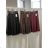 Women's long skirt with belt MARIA (S/M/L ONE SIZE) ITALIAN FASHION IMPLU26G03392 S / M / L wine